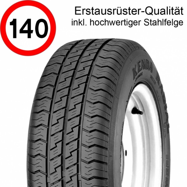 Komplettrad 195/50R13C 104N Caravan Pro + Felge ET30, 6J x13 Anhänger, Rad
