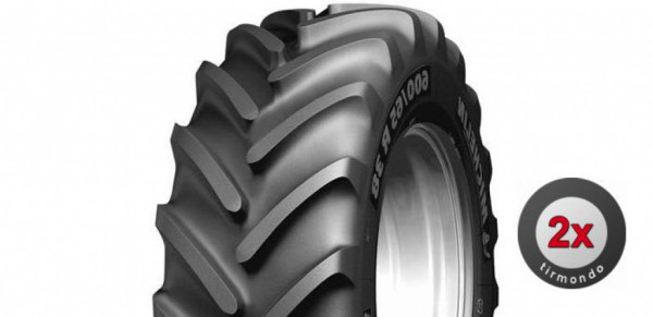 2x 320/65R16 MICHELIN MULTIBIB 107D