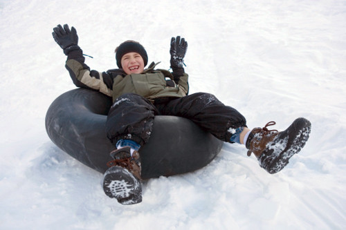 Rodel-Schlauch, Snow Tube XXL / Bade-Schlauch ~125cm Durchmesser | Schwimmreifen